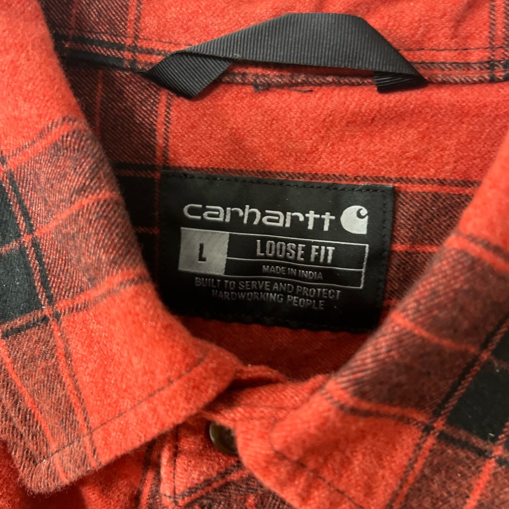 Carhartt flannel shirt